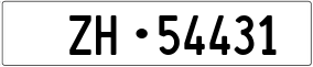 Truck License Plate